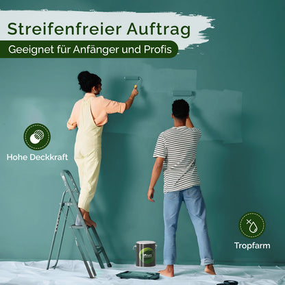 Wandfarbe Premium Grün (Emerald Green)