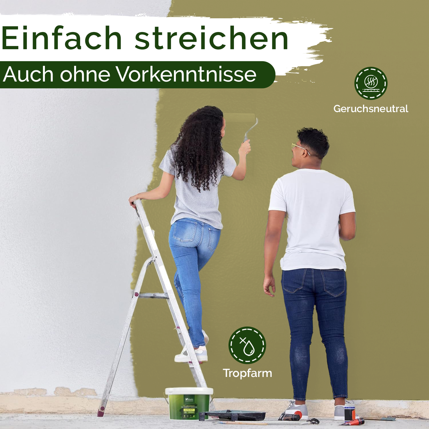 Wandfarbe Grün Matt – Hot Peppers Innenfarbe Veluxis®