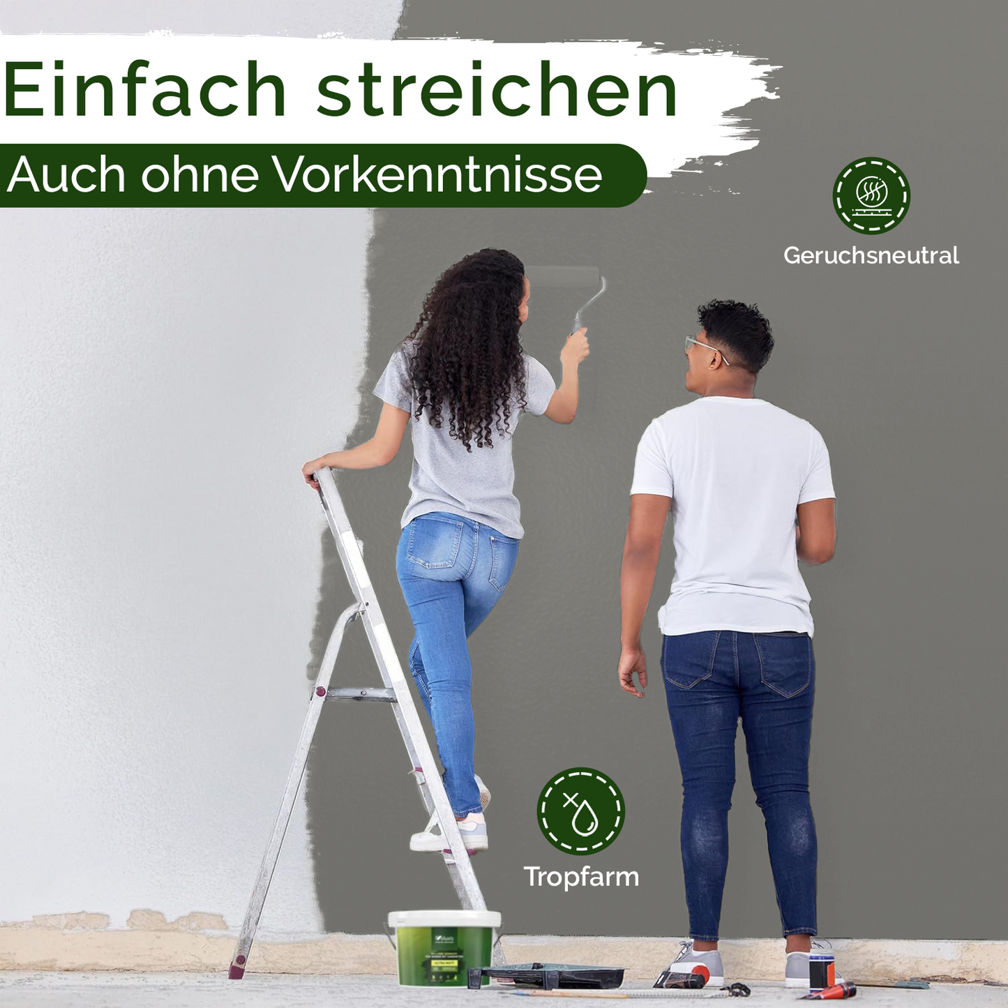 Wandfarbe Grau Matt – Miraculous Mackerel Innenfarbe Veluxis®