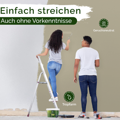 Wandfarbe Beige Matt – Natural Mate Innenfarbe Veluxis®