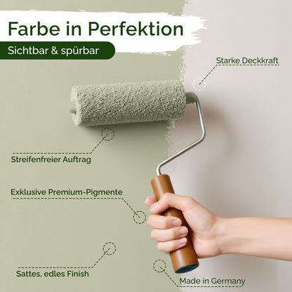 Premium Wandfarbe Gentle Lime – Deckend & Lösemittelfrei