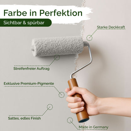 Premium Wandfarbe Ivory Dust – Deckend & Lösemittelfrei
