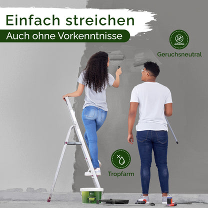 Wandfarbe Grau Matt – Poised Pepper Innenfarbe Veluxis®