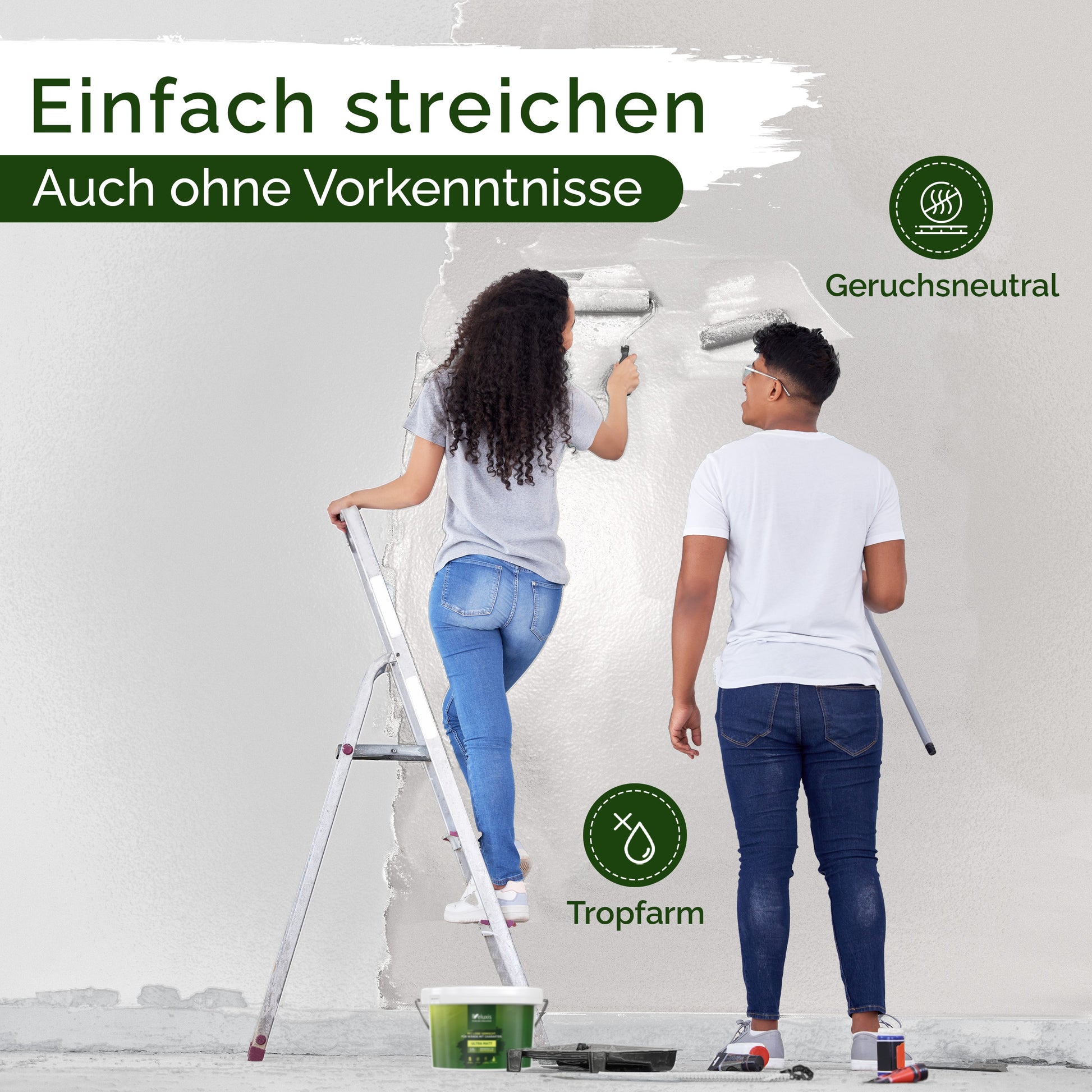 Wandfarbe Grau Matt – Sprat Fish Innenfarbe Veluxis®