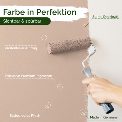 Premium Wandfarbe Apricot Cream – Deckend & Lösemittelfrei