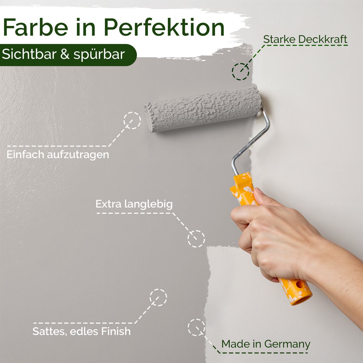 Universal Wandfarbe Cotton Candy – Deckend & Geruchsarm