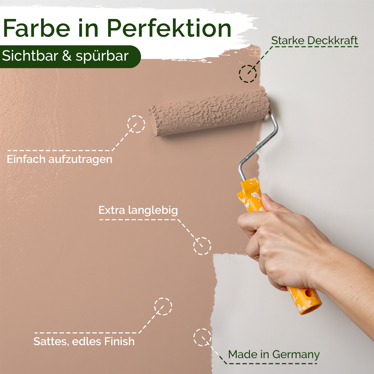 Universal Wandfarbe Honeydew Melo – Deckend & Geruchsarm