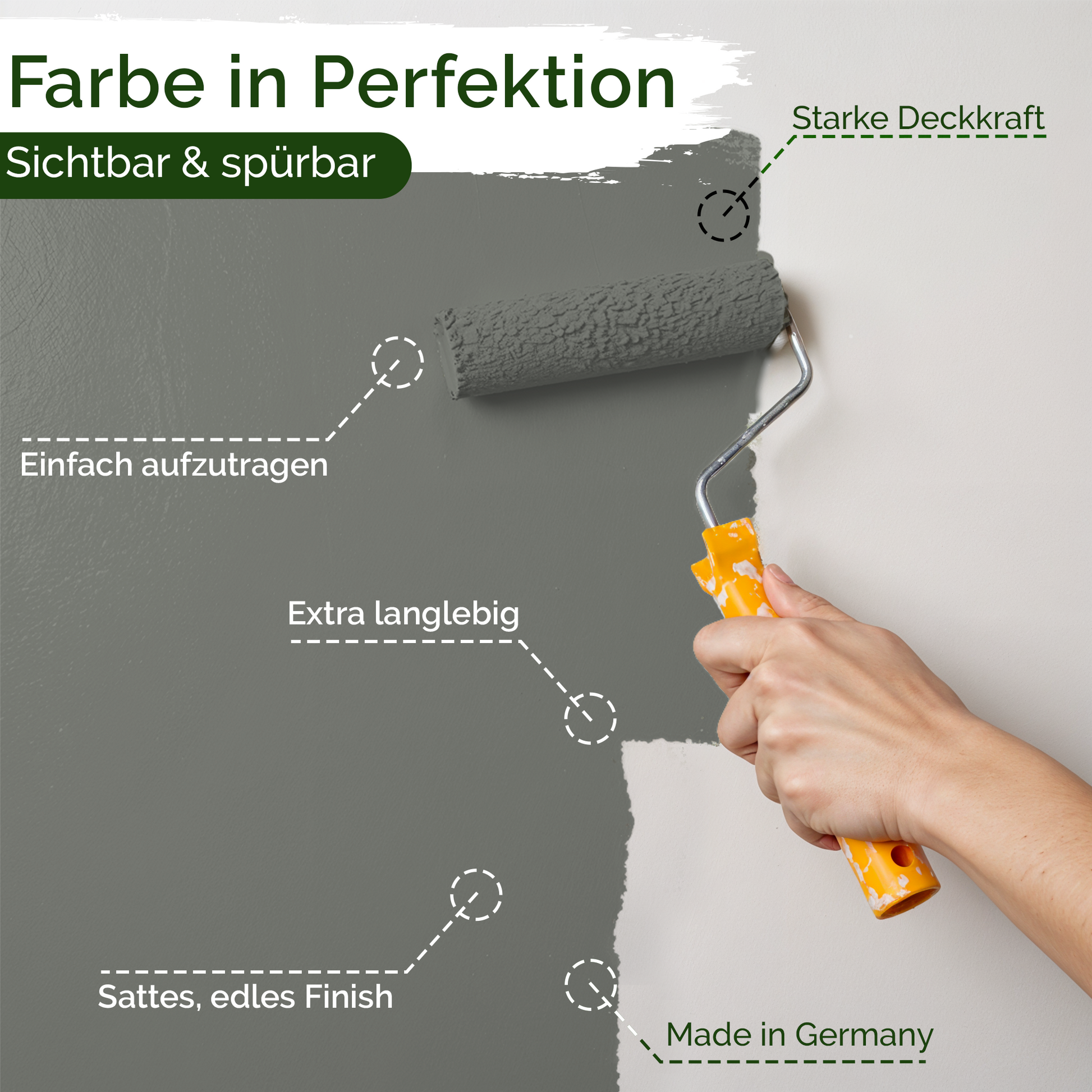 Universal Wandfarbe Original Oregano – Deckend & Geruchsarm