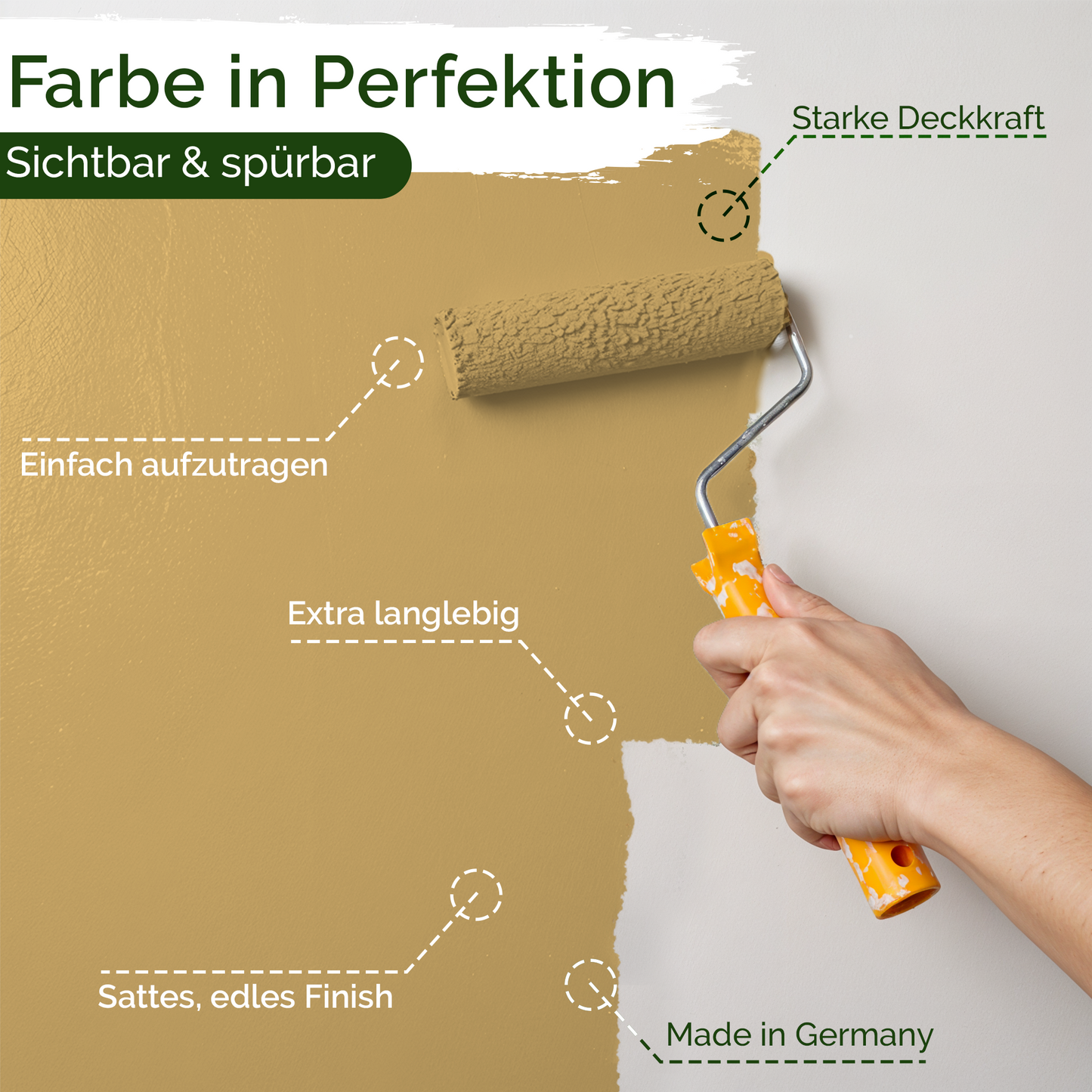 Universal Wandfarbe Playful Pineapple – Deckend & Geruchsarm