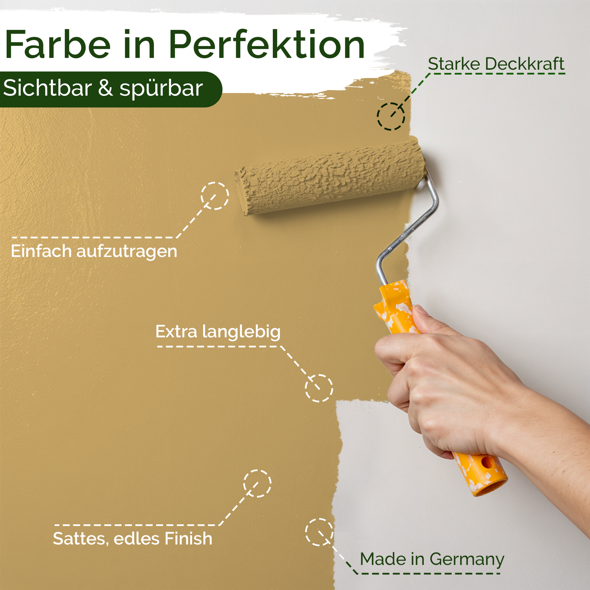 Universal Wandfarbe Playful Pineapple – Deckend & Geruchsarm