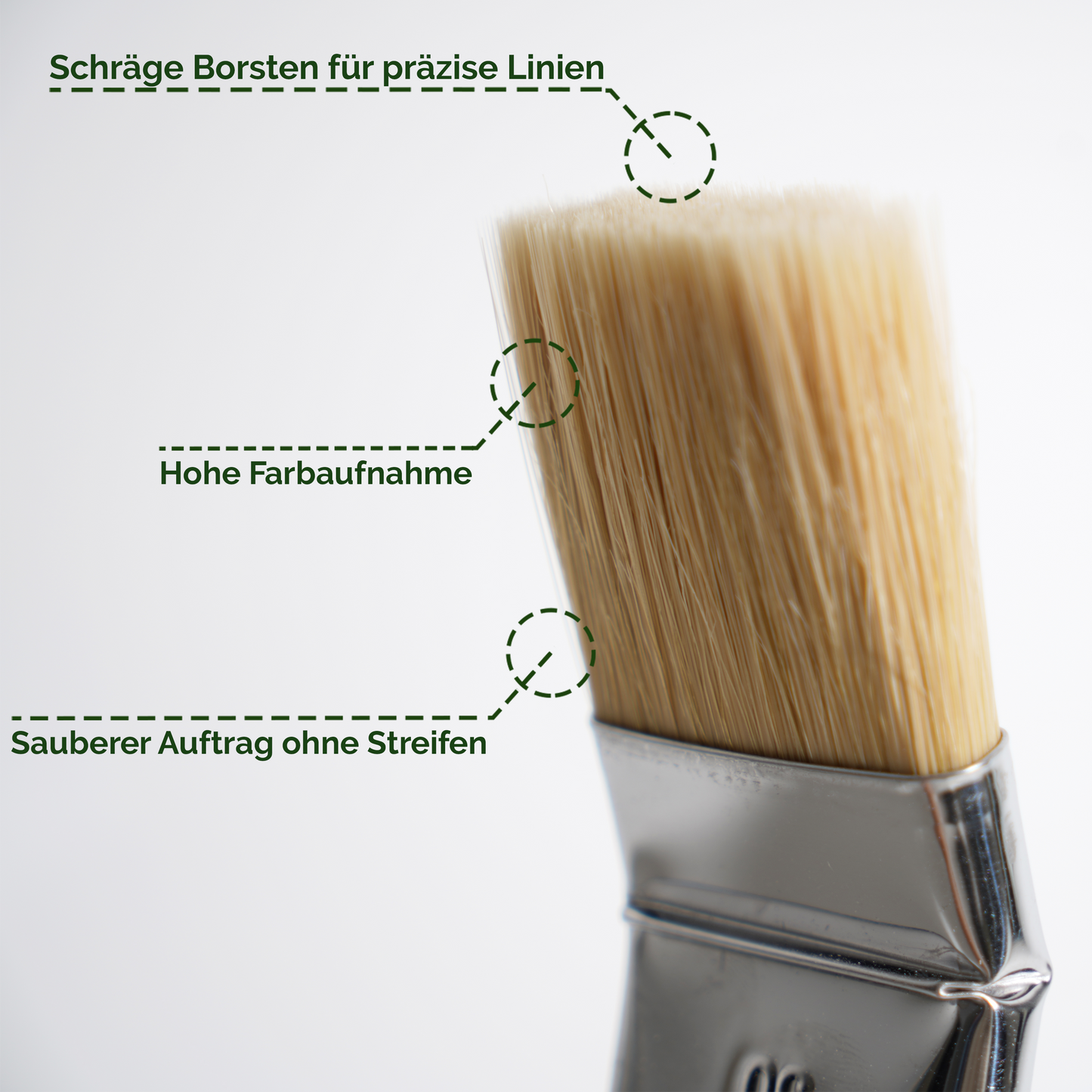 Premium Malerpinsel Set 10-teilig – Kunstborsten & Metallfassung Veluxis®
