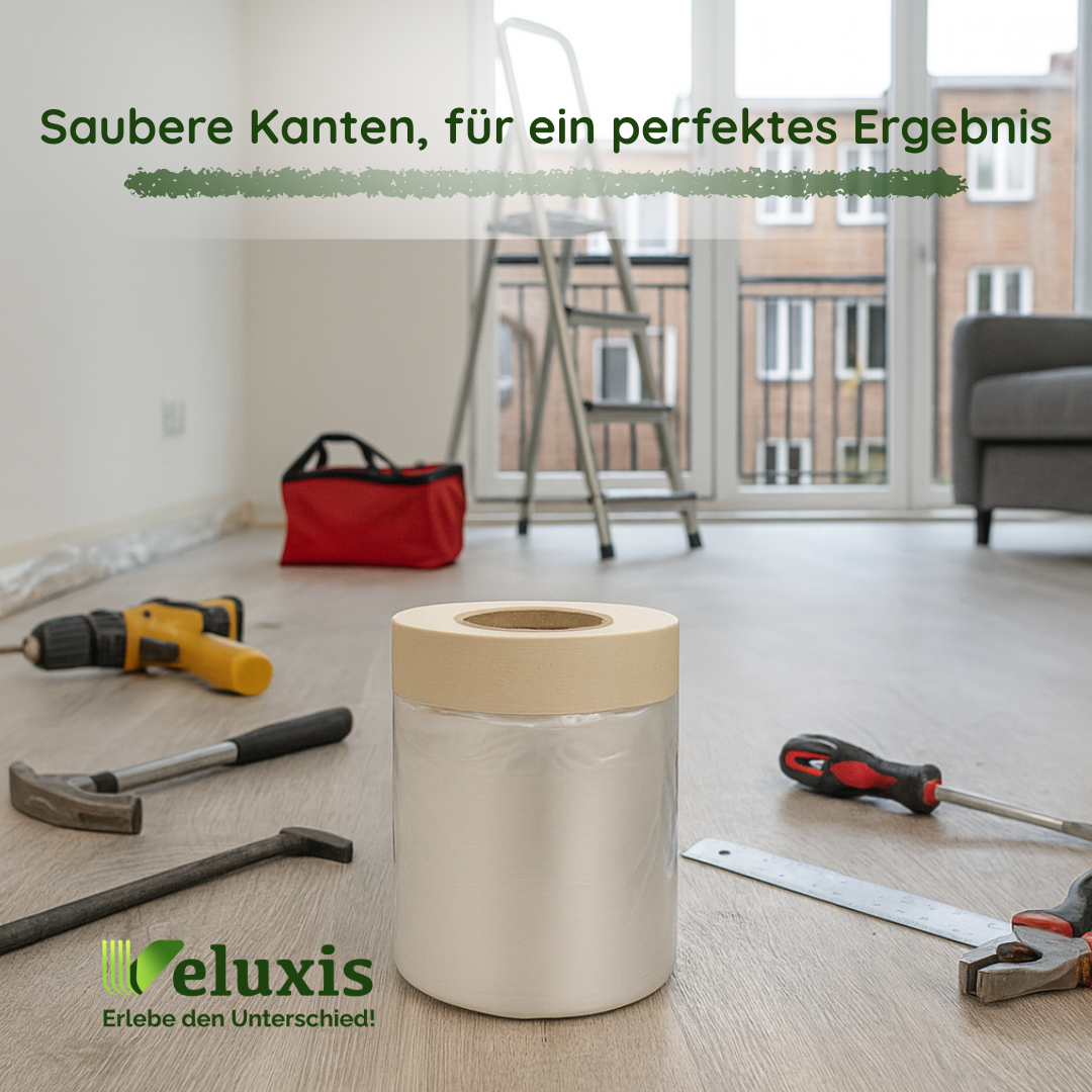 Veluxis® Malerkrepp – Bis 14 Tage Haftend Cremefarben