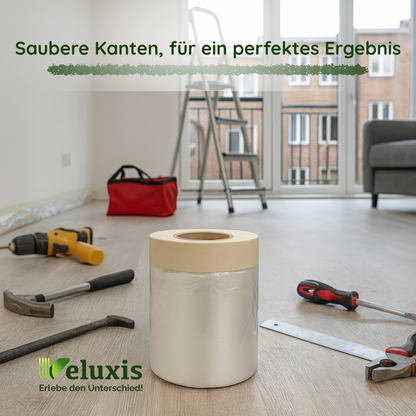 Veluxis® Malerkrepp – Bis 14 Tage Haftend Cremefarben