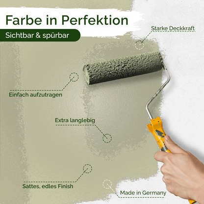 Universal Wandfarbe Warm Wasabi – Deckend & Geruchsarm