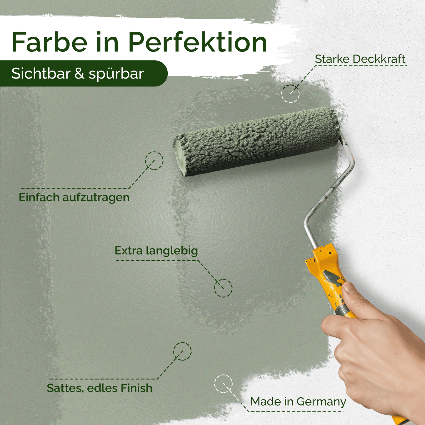 Universal Wandfarbe Sane Sage – Deckend & Geruchsarm