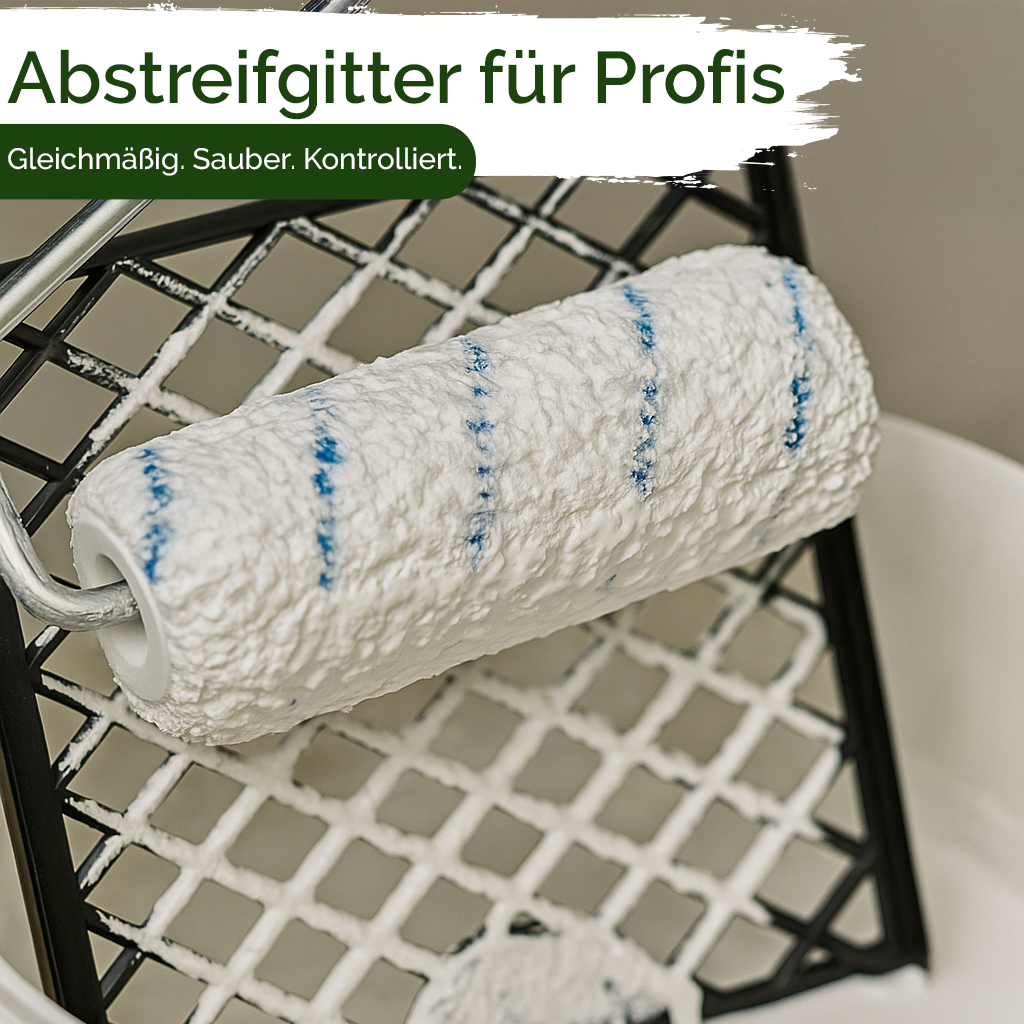 Premium Abstreifgitter Kunststoff Schwarz – Veluxis® Malerarbeiten