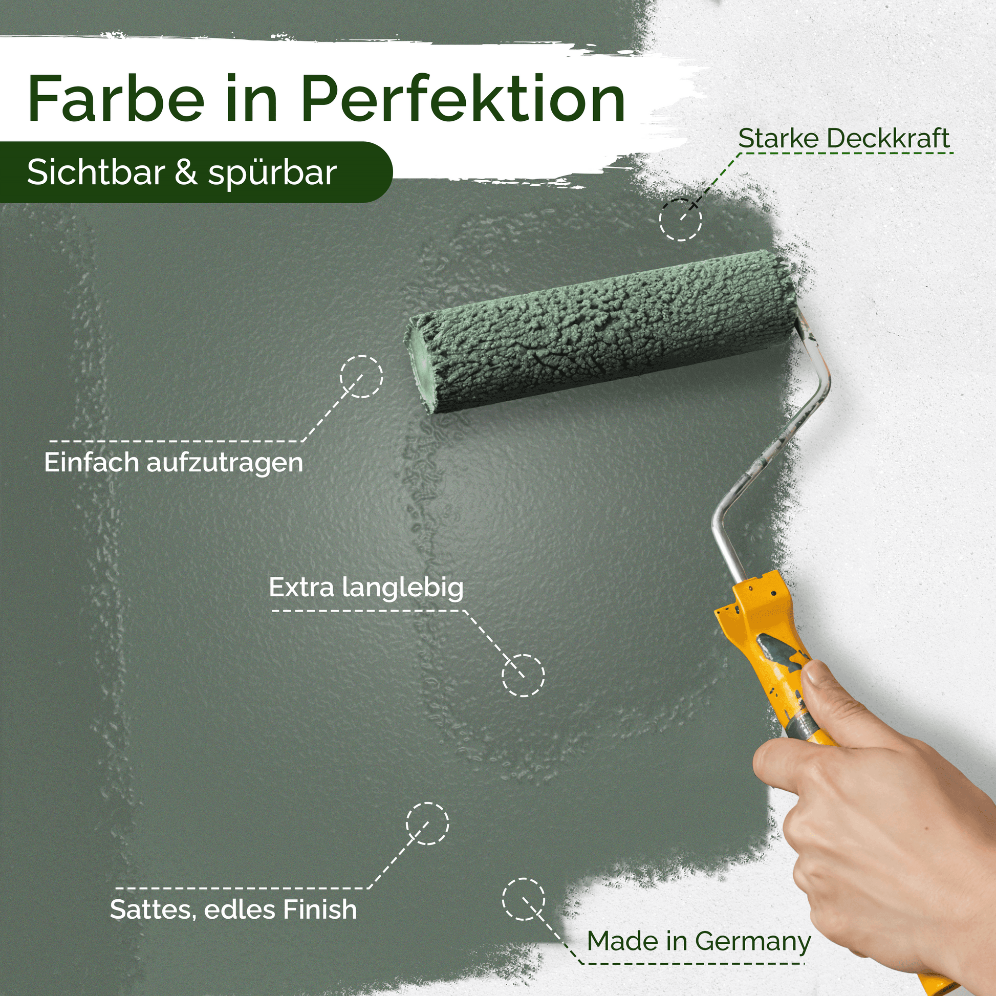 Universal Wandfarbe Ritzy Rosemary – Deckend & Geruchsarm