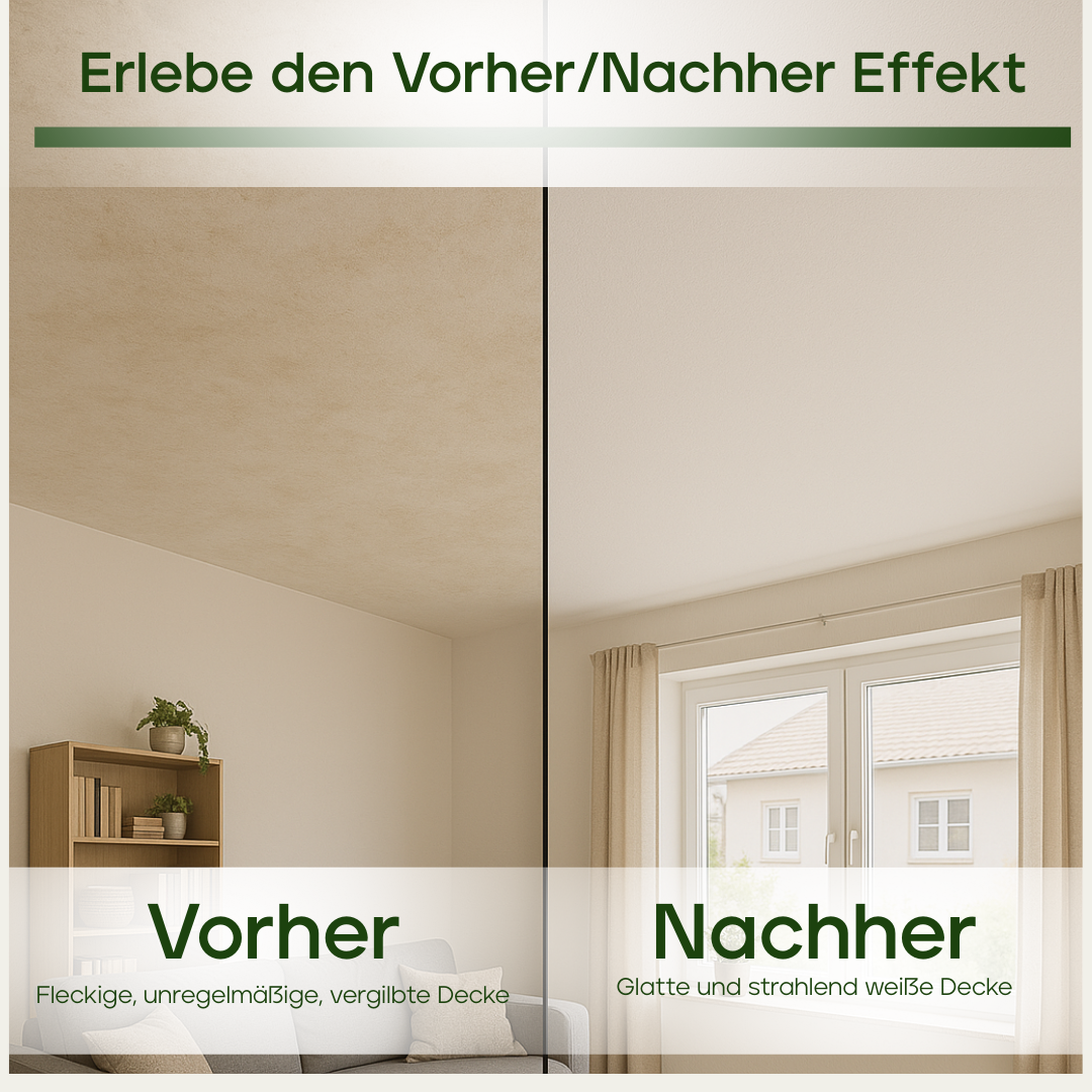 Premium Malerbürste Deckenbürste 17 cm – Veluxis® Innenbereich