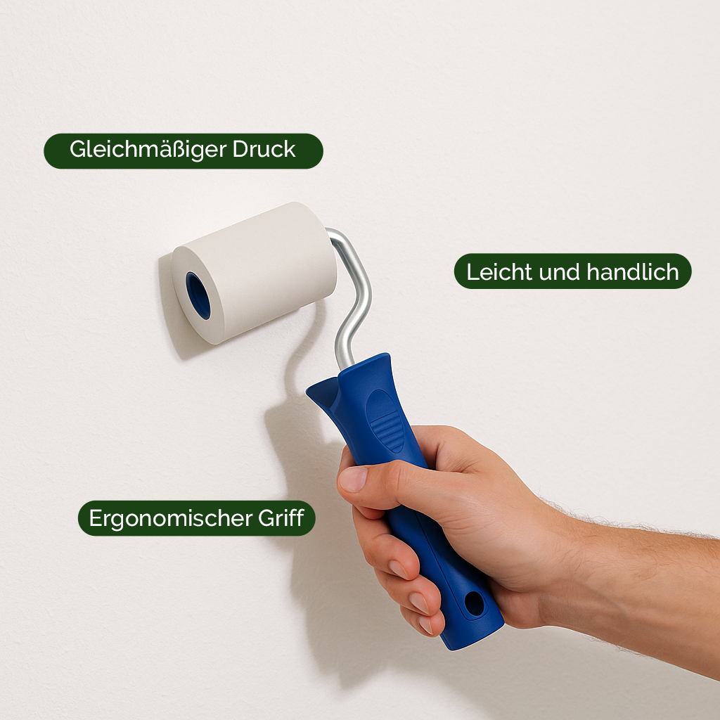 Andrückroller Tapeten Nähte 4,5 cm – Veluxis® Innenbereich