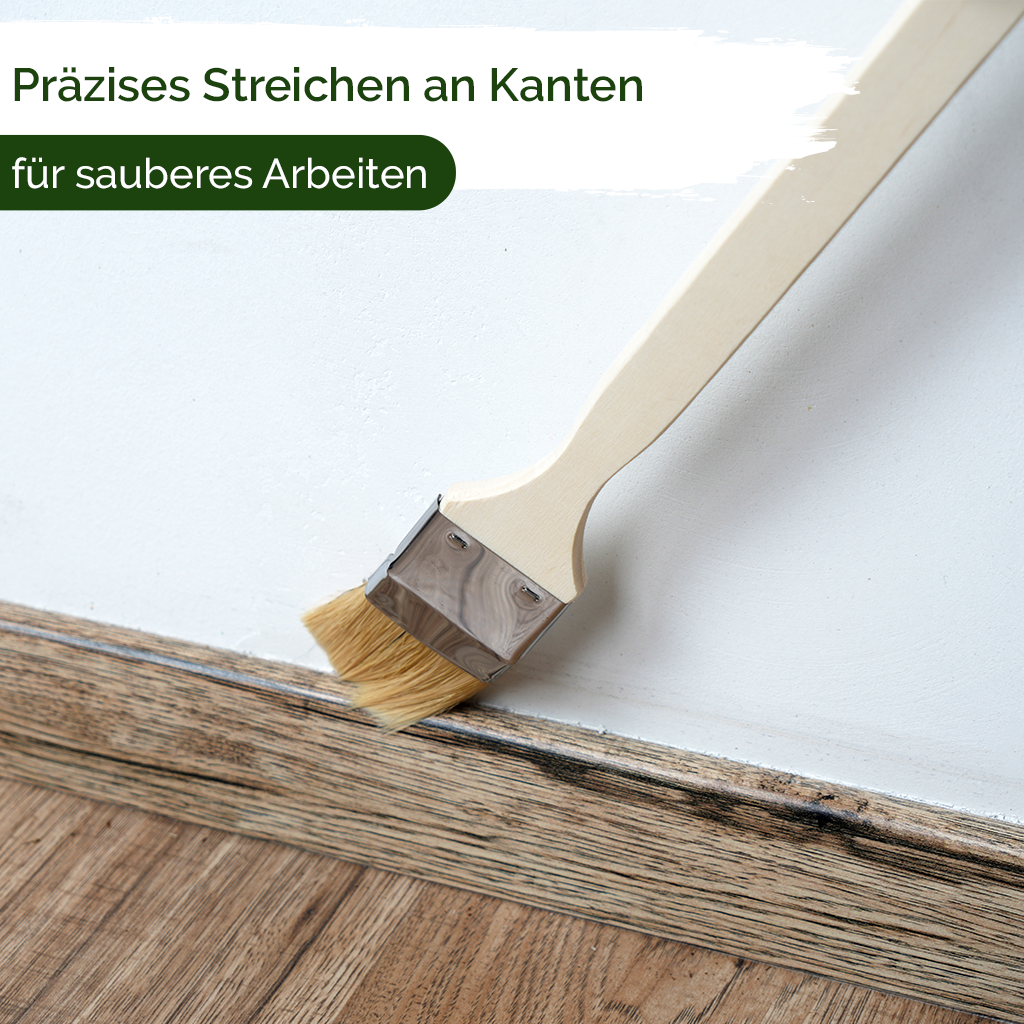 Premium Kantenpinsel 5 cm Holzgriff – Veluxis® Malerarbeiten