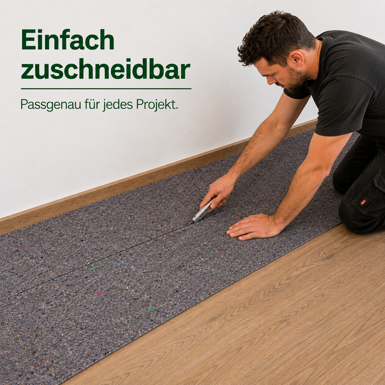 Veluxis Malervlies 180 g/m² 1 x 10 m – Saugvlies mit PE-Folienunterseite