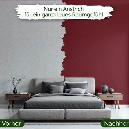 Veluxis® Wandfarbe Aged Brick – Warmes Ziegelrot für Wohnzimmer