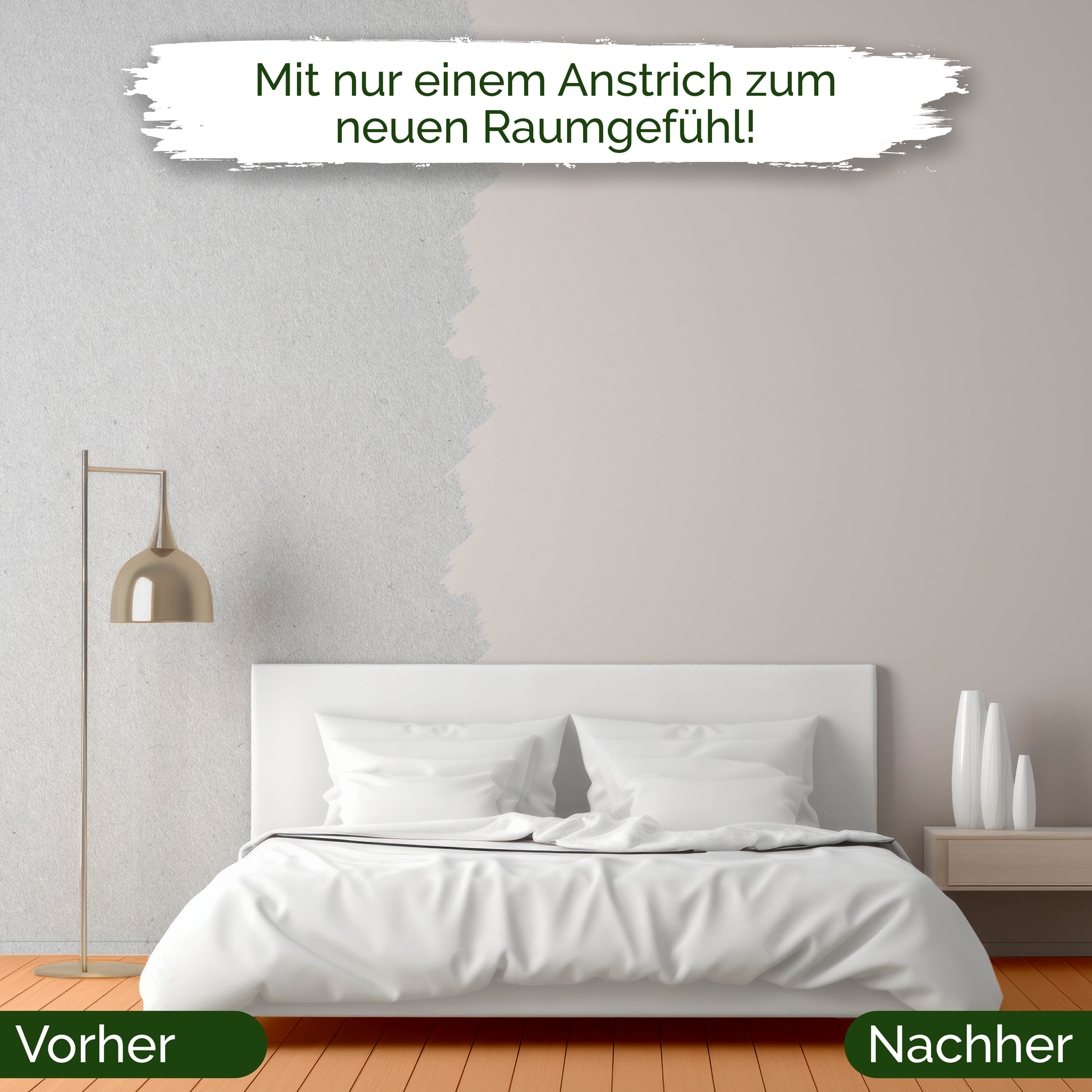 Veluxis® Wandfarbe Cotton Candy – Zartes Beige für Wohnzimmer