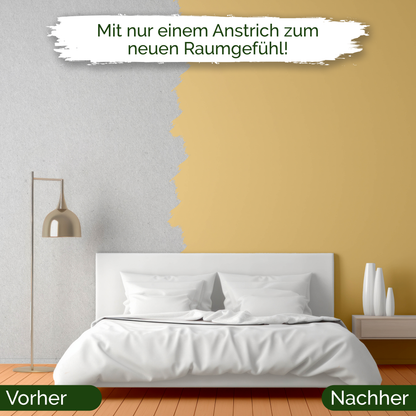 Veluxis® Wandfarbe Gentle Ginger – Warmes Gelb für Wohnzimmer