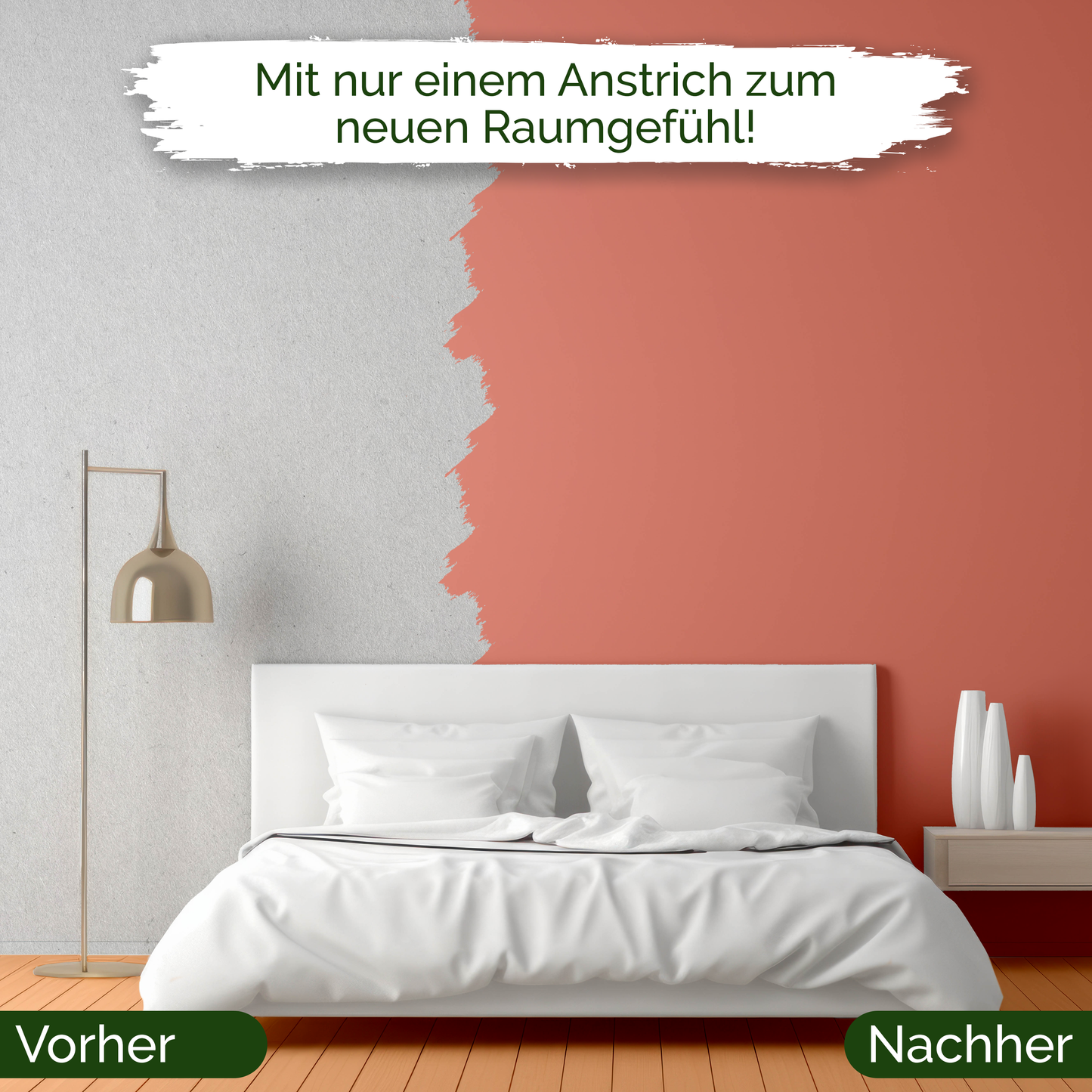 Veluxis® Wandfarbe Georgeous Grapefruit – Frisches Rosa für Wohnzimmer