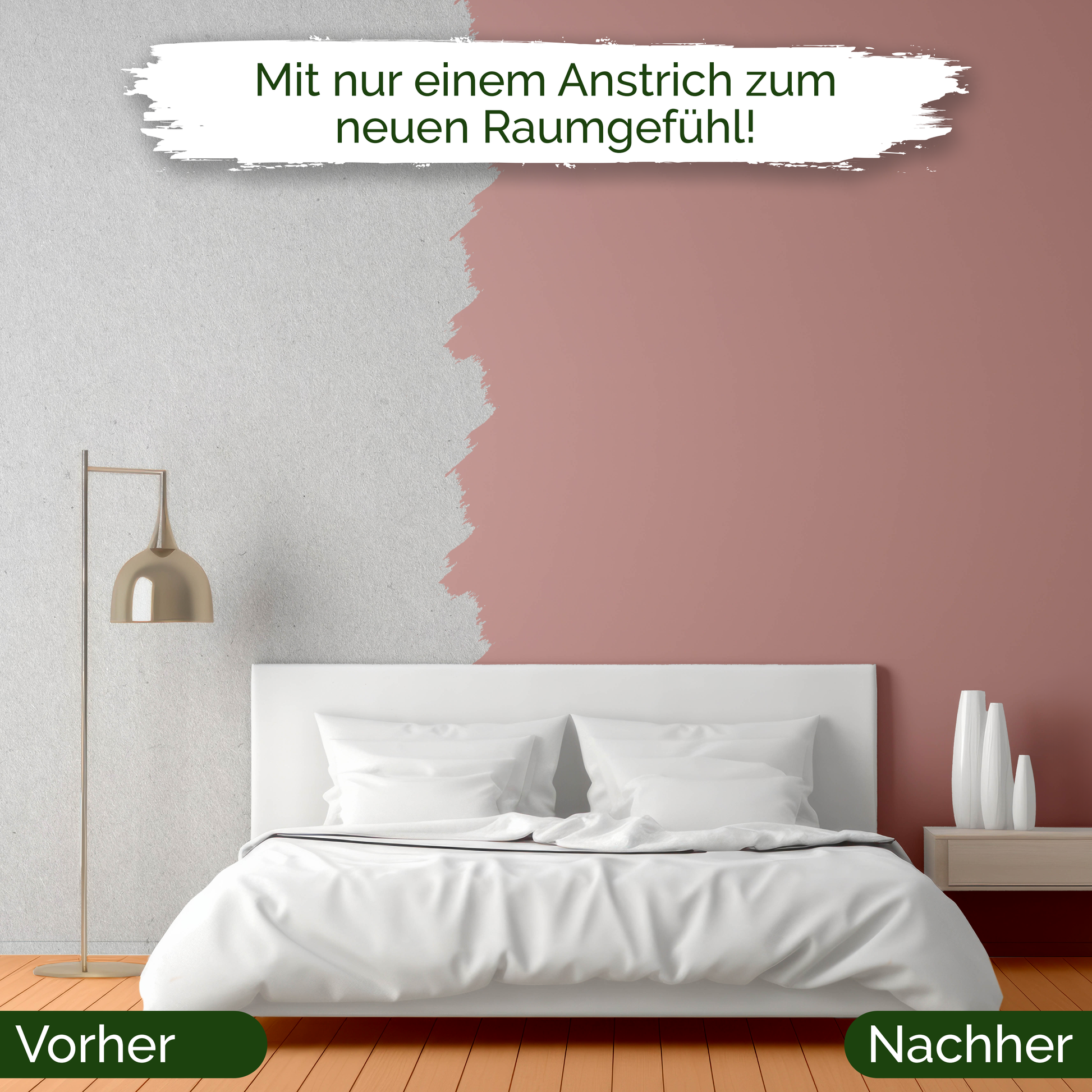 Veluxis® Wandfarbe Guava Juice – Zartes Rosa für Wohnzimmer