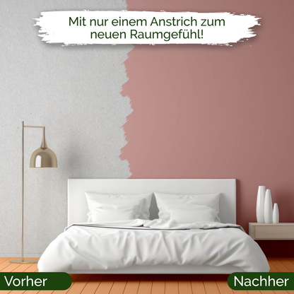 Veluxis® Wandfarbe Guava Juice – Zartes Rosa für Wohnzimmer