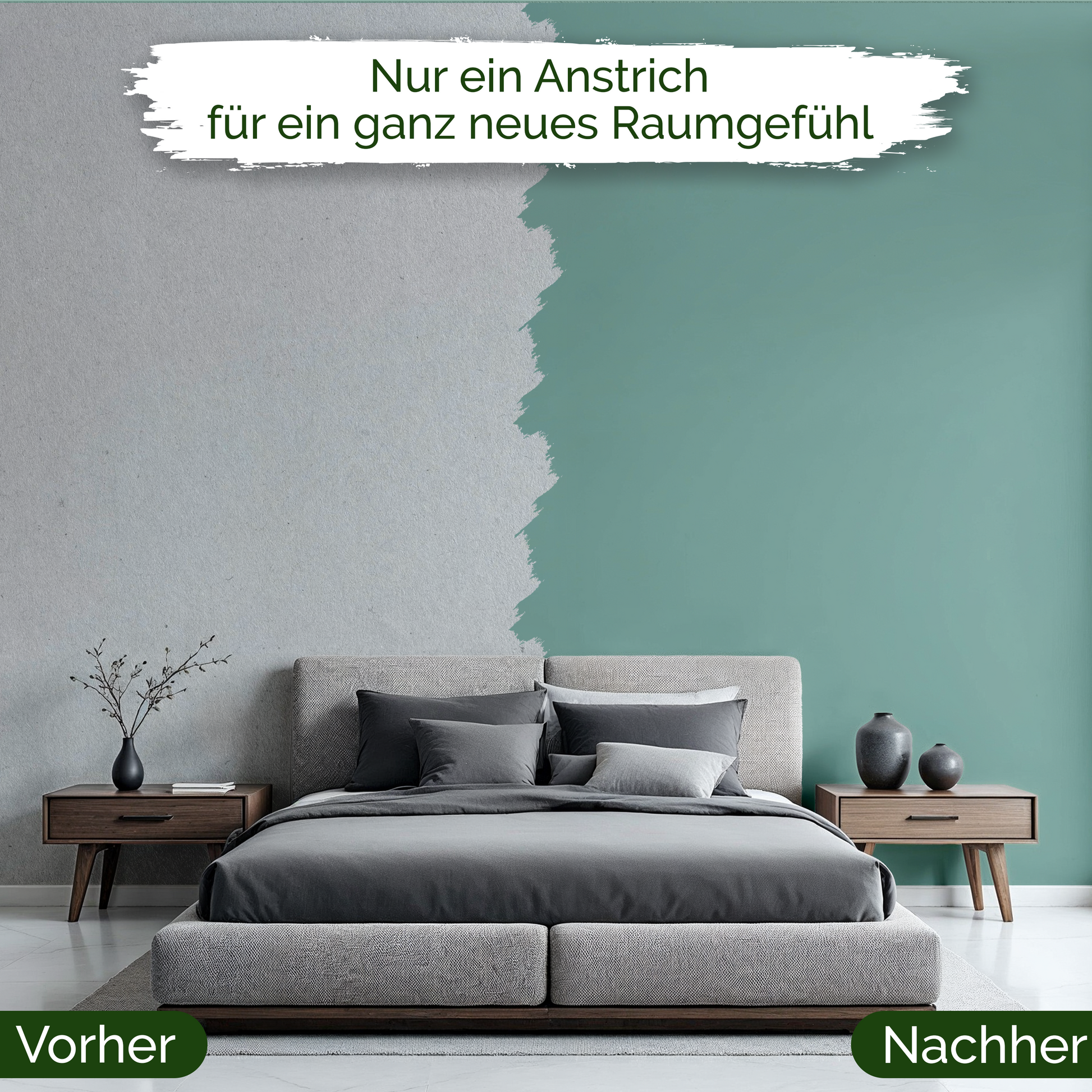Veluxis® Wandfarbe Light Eucalyptus – Frisches Eukalyptus für Wohnzimmer