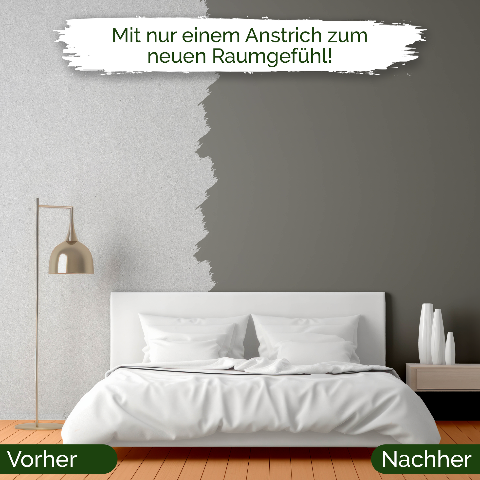 Veluxis® Wandfarbe Miraculous Mackerel – Kühles Grau für Wohnzimmer