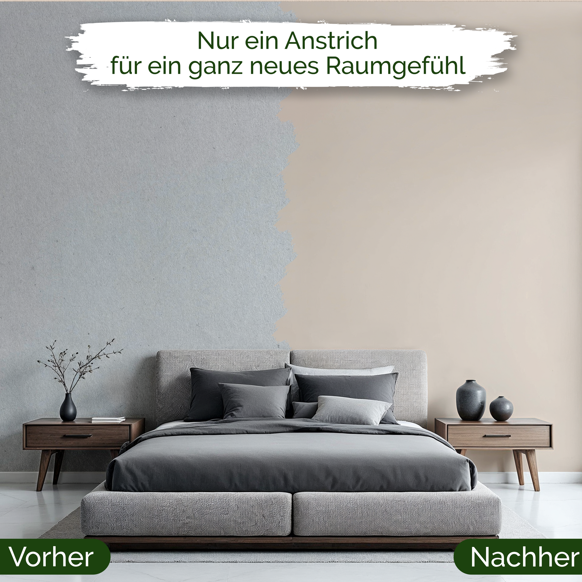 Veluxis® Wandfarbe Sand Beige – Zeitloses Beige für Wohnzimmer