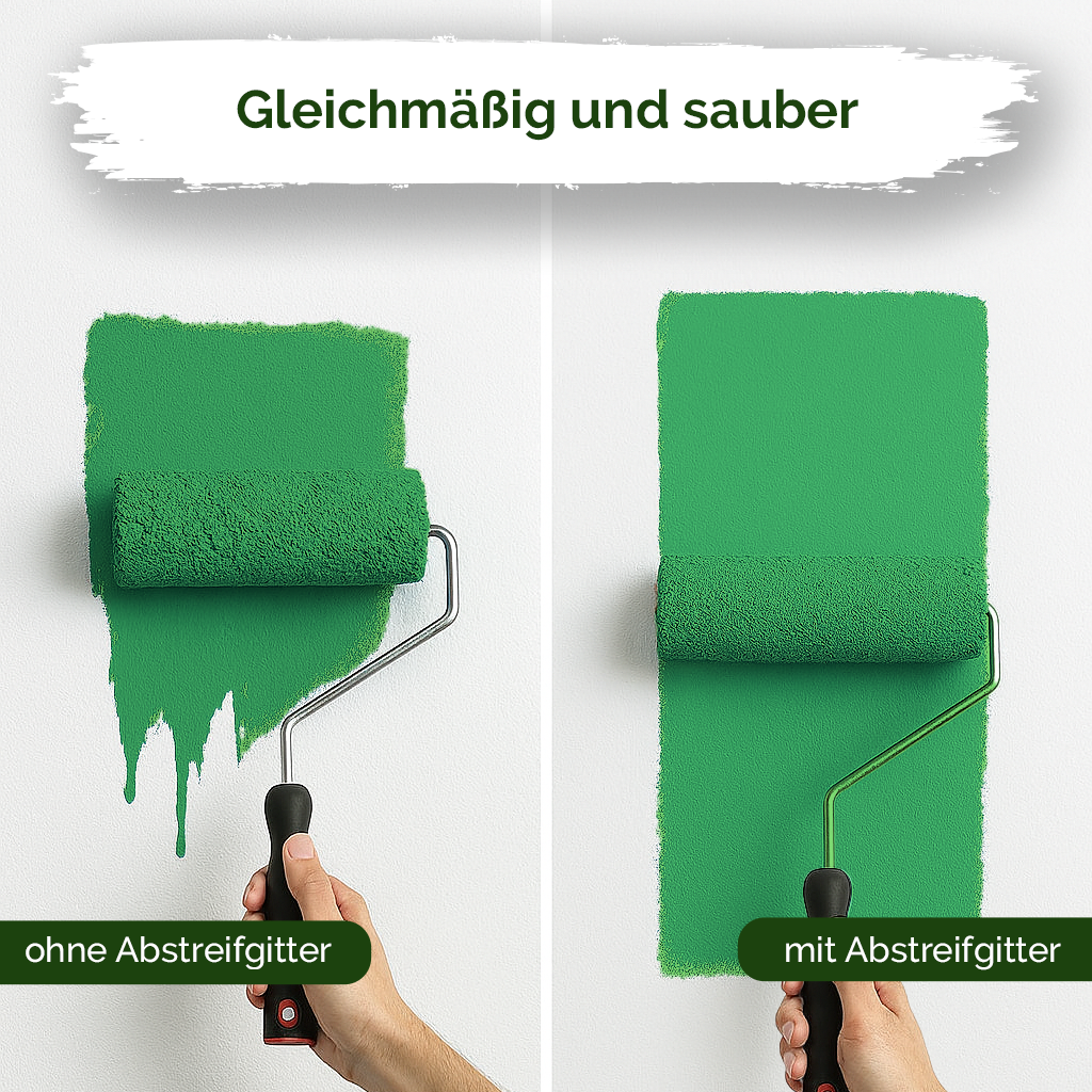 Veluxis® Abstreifgitter 22 x 25 cm – Lösemittelbeständig & Bruchsicher