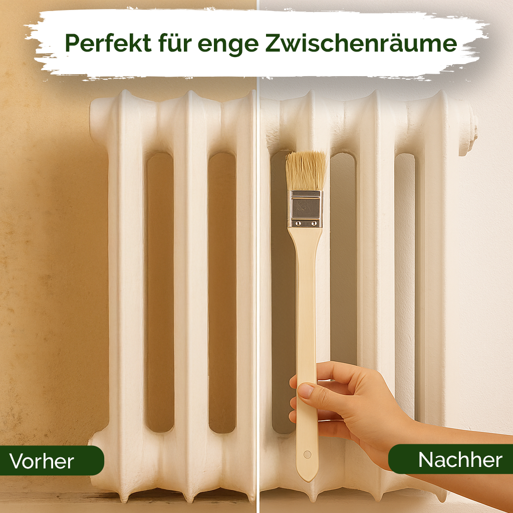 Veluxis® Eckenpinsel 5 cm – Für Heizkörper Ecken & Kanten