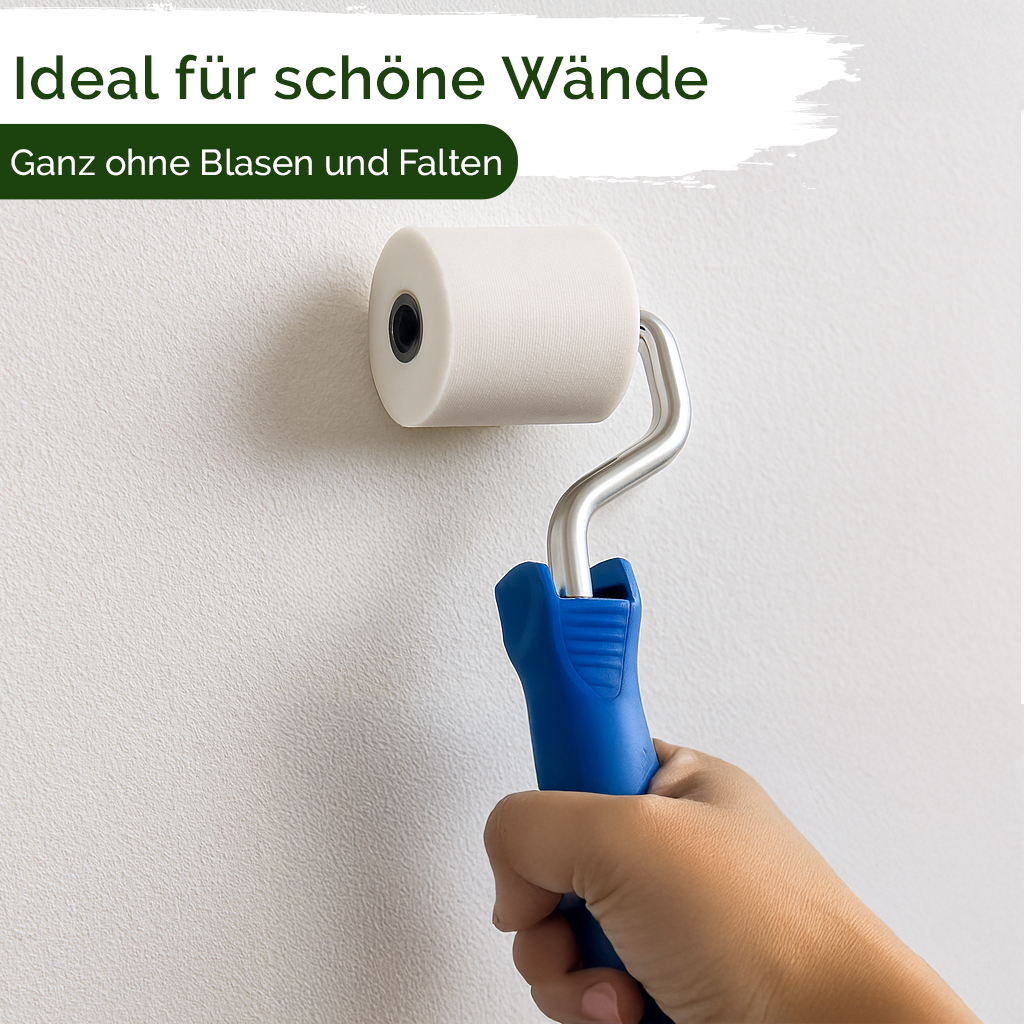 Premium Tapeten Andrückroller PU-Schaum Kompakt – Veluxis® Tapezieren