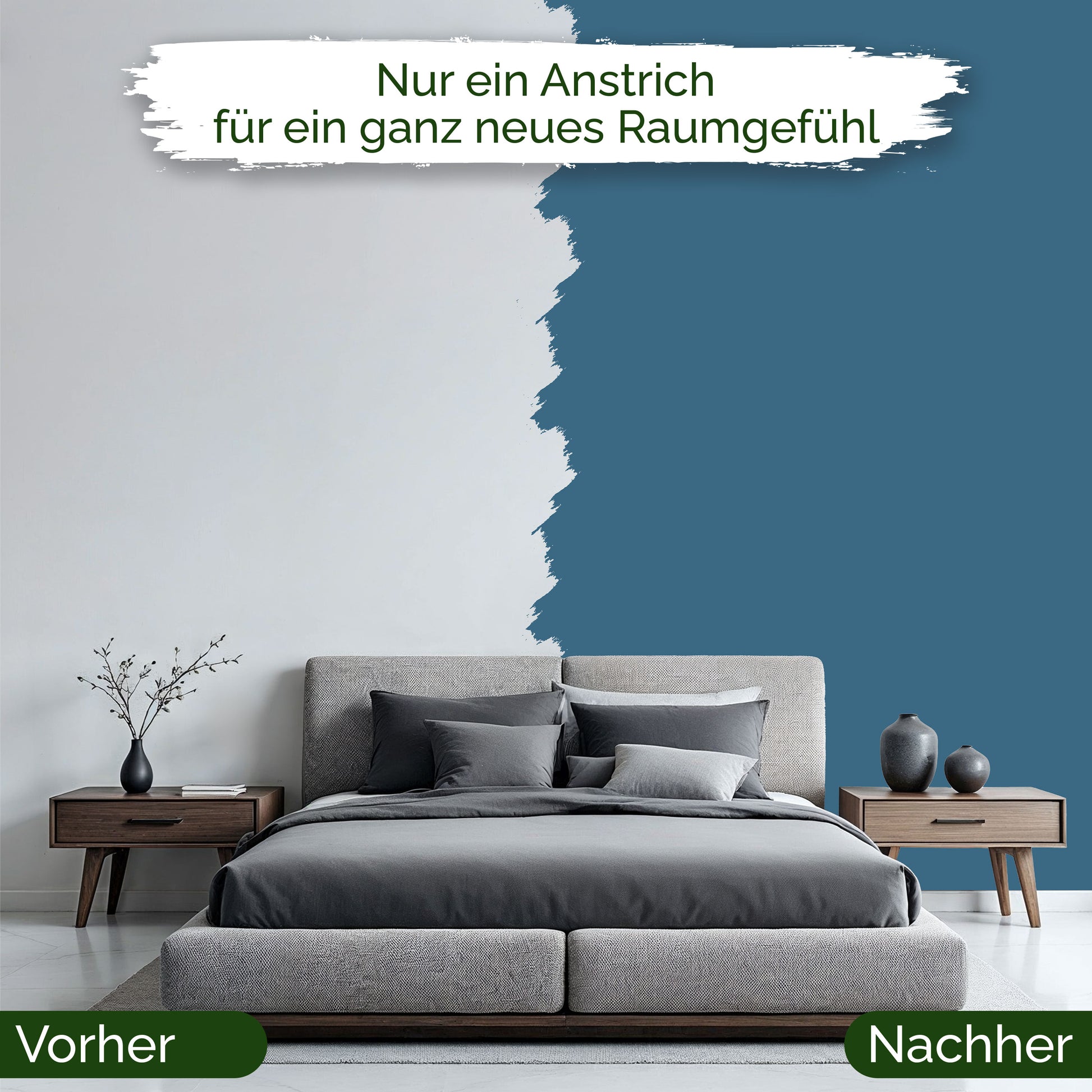 Wandfarbe Blau Innen – Premium Matt Finish Veluxis®