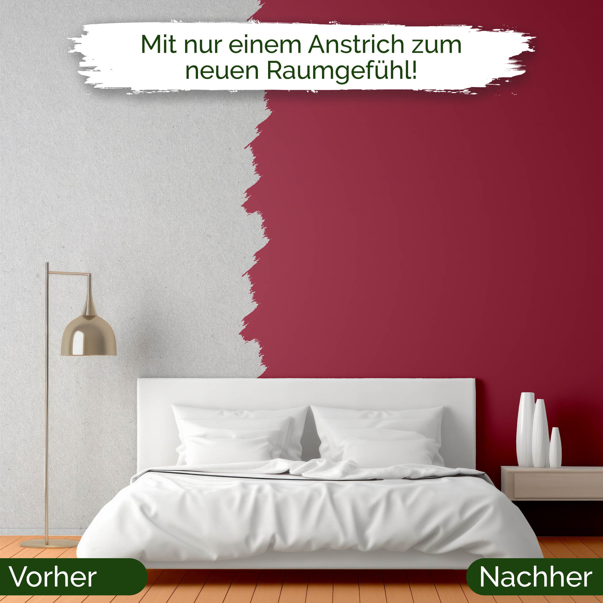 Veluxis® Wandfarbe Rosy Raspberry – Frisches Rosa für Wohnzimmer