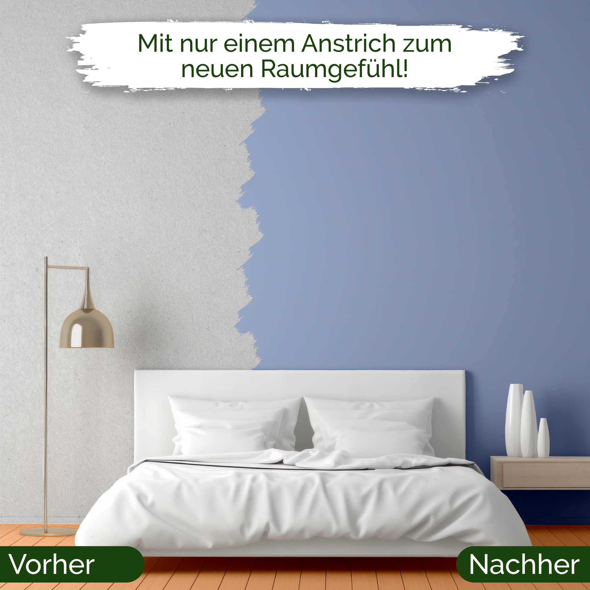 Veluxis® Wandfarbe Cake Pop – Zartes Blau für Wohnzimmer