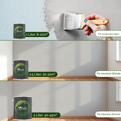 Wandfarbe Grau Innen – Premium Matt Finish Veluxis®