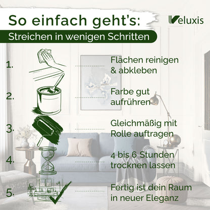 Wandfarbe Mellow Brown – Made in Germany Veluxis®