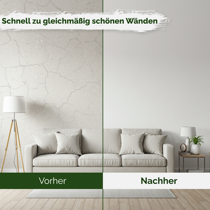 Glattvlies als Untertapete