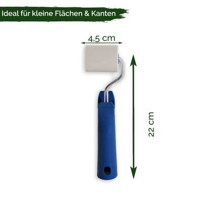 Veluxis® Andrückroller 4,5 cm – Für Ecken Kanten & Detailstellen