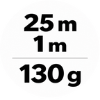 Glattvlies als Untertapete - 25 m x 1 m – 130 g/m²