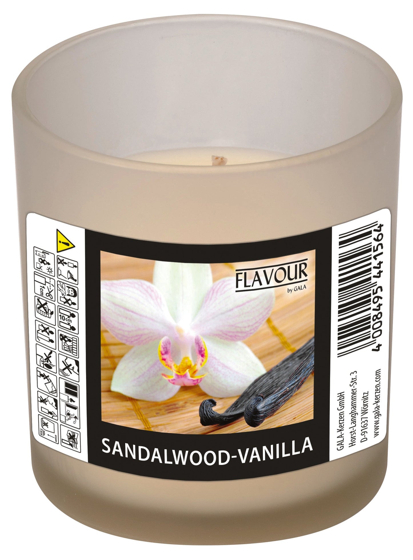 Duftkerze Sandalwood Vanilla, Creme 110 g