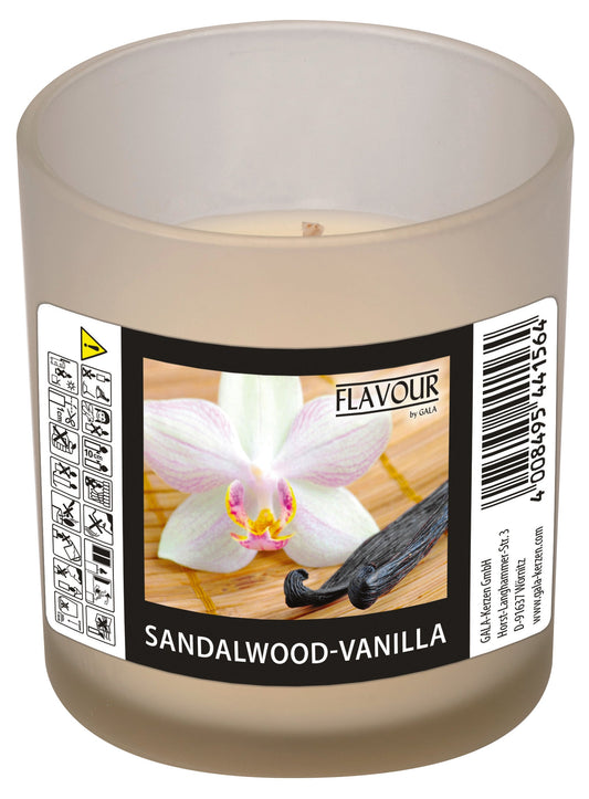 Duftkerze Sandalwood Vanilla, Creme 110 g
