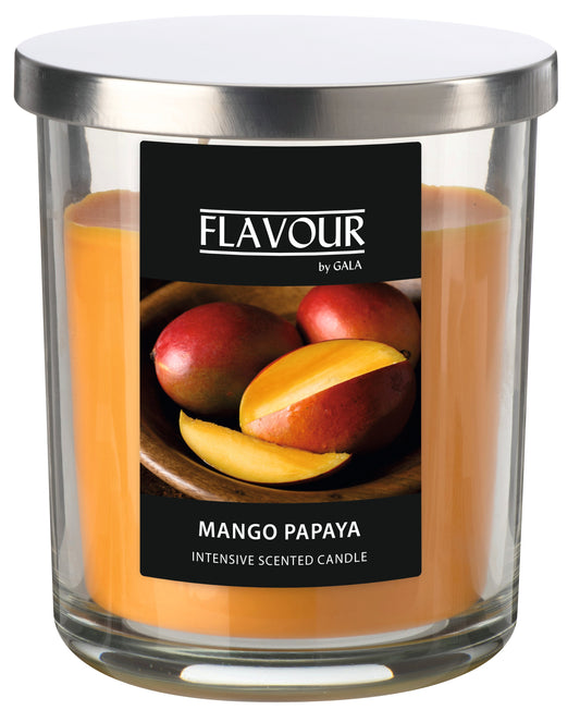 Duftkerze Mango Papaya, Orange 380 g