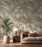 Fototapete Palmen Beige - 1,59 m x 2,80 m