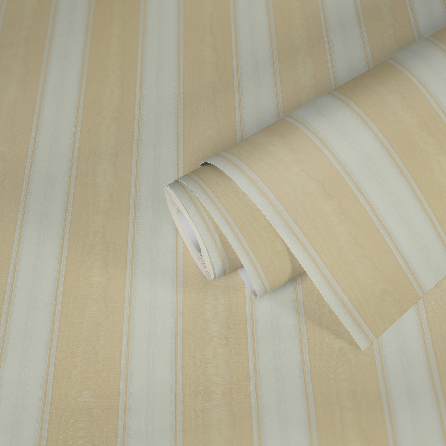 Concerto 3 Papiertapete Gelb Creme 10,05 m x 0,53 m